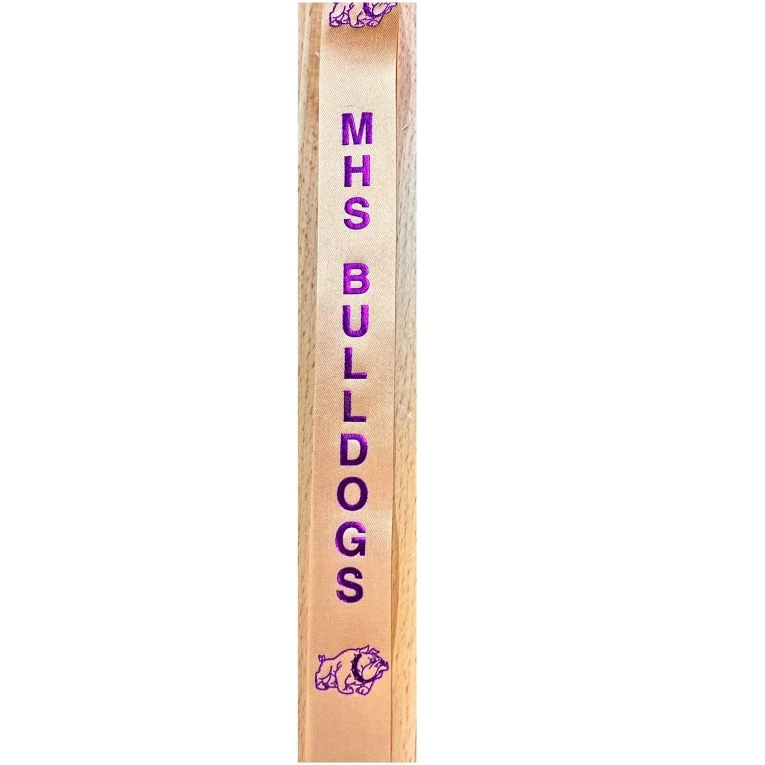 Shop For MHS Bulldogs Homecoming Ribbon (Gold/Purple), Size 9