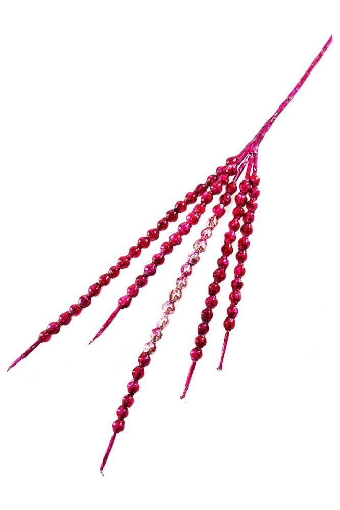 Shop For Mid Century Beaded Spray: Fucshia