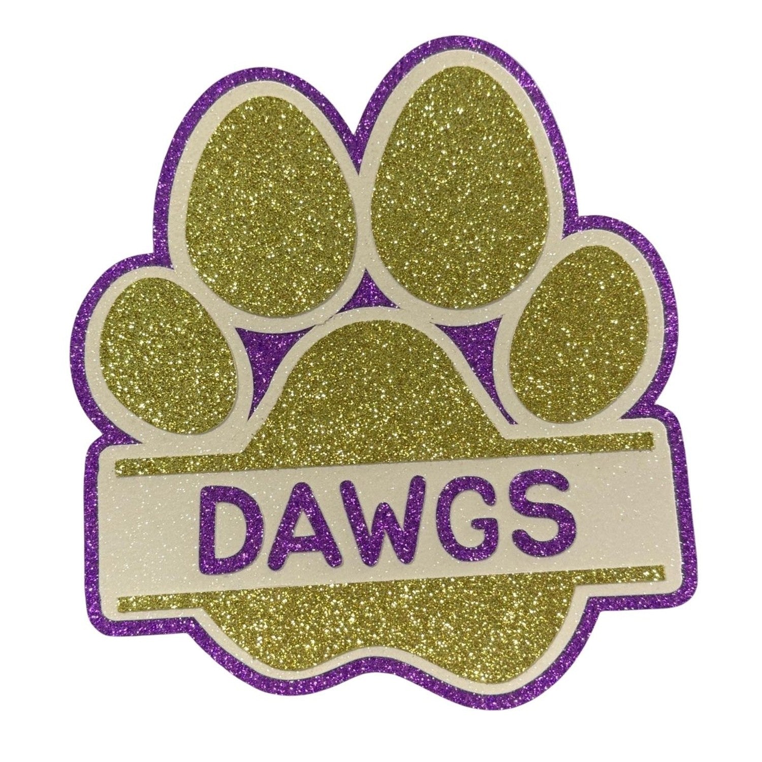 Shop For Midland Bulldogs Paw Homecoming Cutout: Dawgs