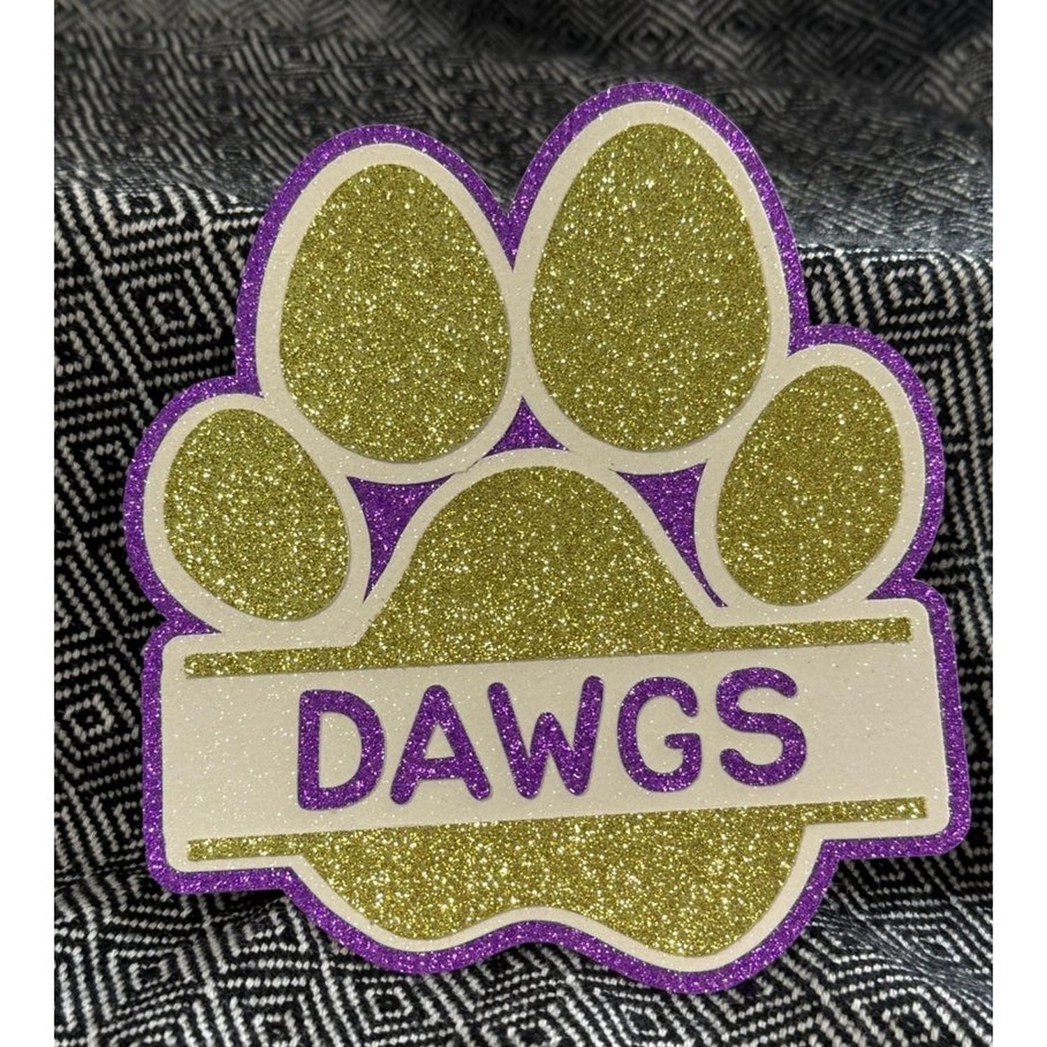 Shop For Midland Bulldogs Paw Homecoming Cutout: Dawgs