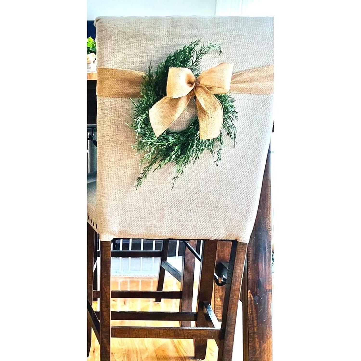 Mini Christmas Cabinet Wreath