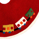 Shop For Mini Christmas Train Tree Skirt (Red) 26" at Michelle's aDOORable Creations