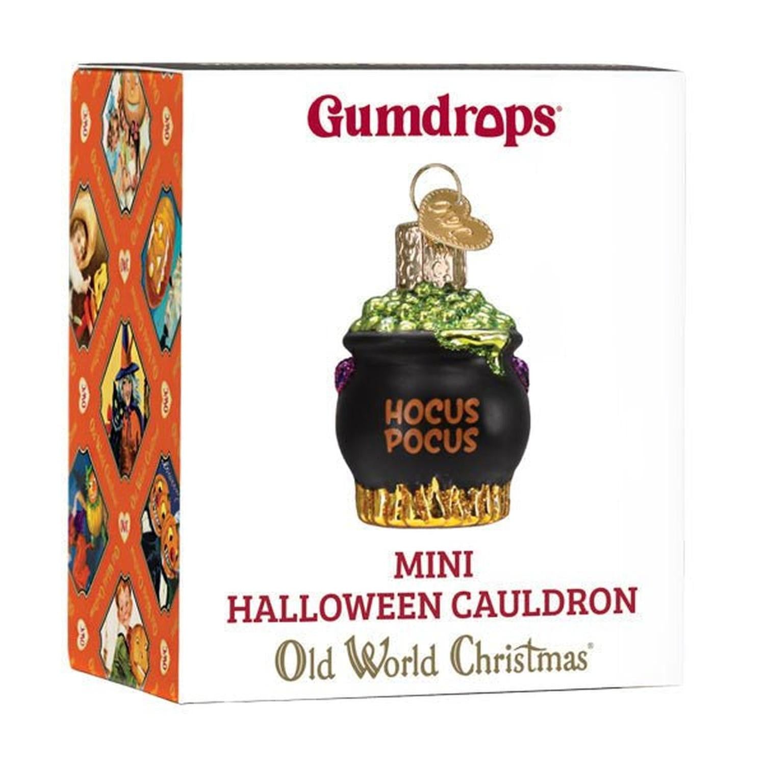 Mini Halloween Cauldron Ornament
