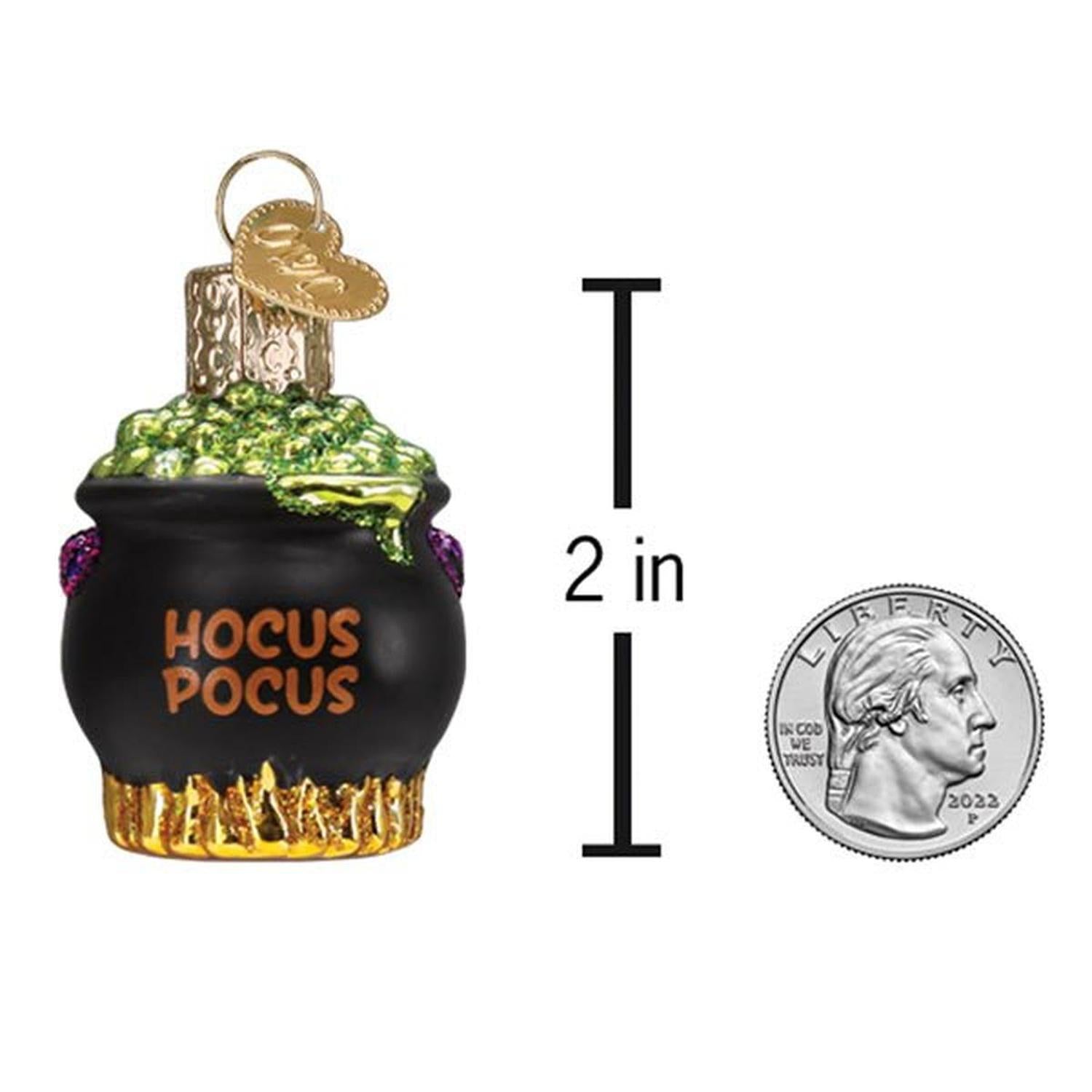 Mini Halloween Cauldron Ornament