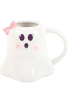 Shop For Miss Boo Ghost Shaped Halloween Mug with Bow