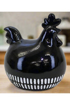 Shop For Modern Black and White Chicken Décor (Set of 2) 82564DS