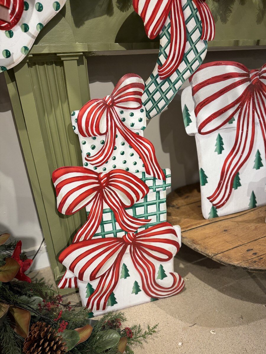Shop For Modern Gift Box Stack, Metal (Hanger/Easel/Stake)