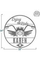 Shop For Motorcycle Life Personalized Rustic Garage Sign Wall Decor at Michelle's aDOORable Creations