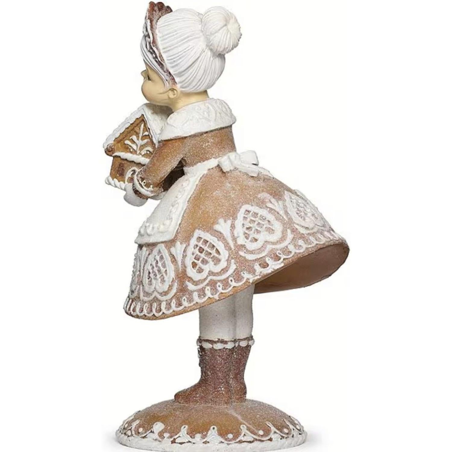 Mrs. Claus Gingerbread Christmas Figurine