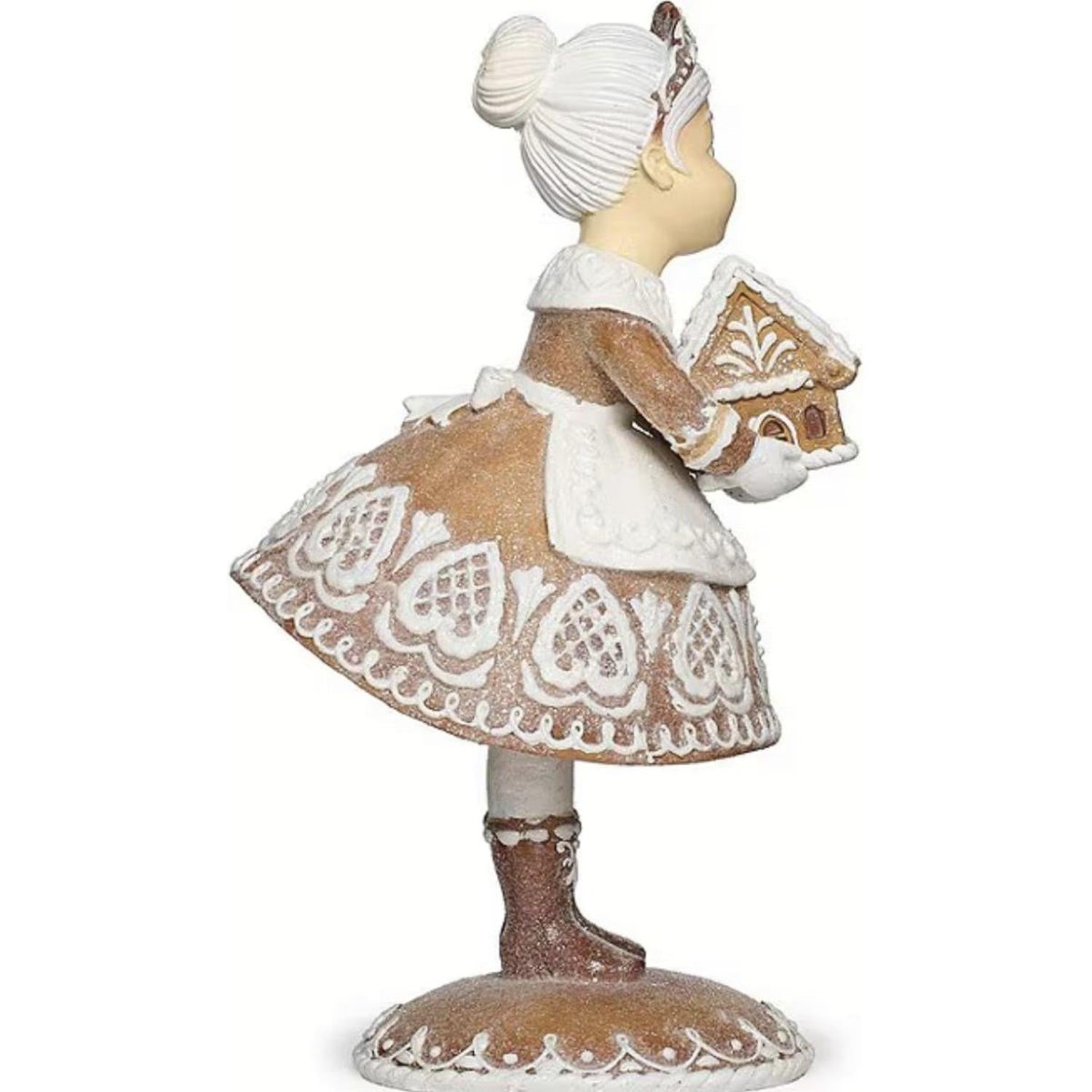 Mrs. Claus Gingerbread Christmas Figurine