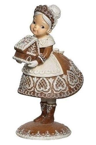 Shop For Mrs. Claus Gingerbread Christmas Figurine at Michelle's aDOORable Creations