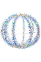 Shop For Multi - Color LED Tinsel Foldable Sphere 12"