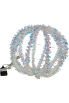 Shop For Multi - Color LED Tinsel Foldable Sphere 12"