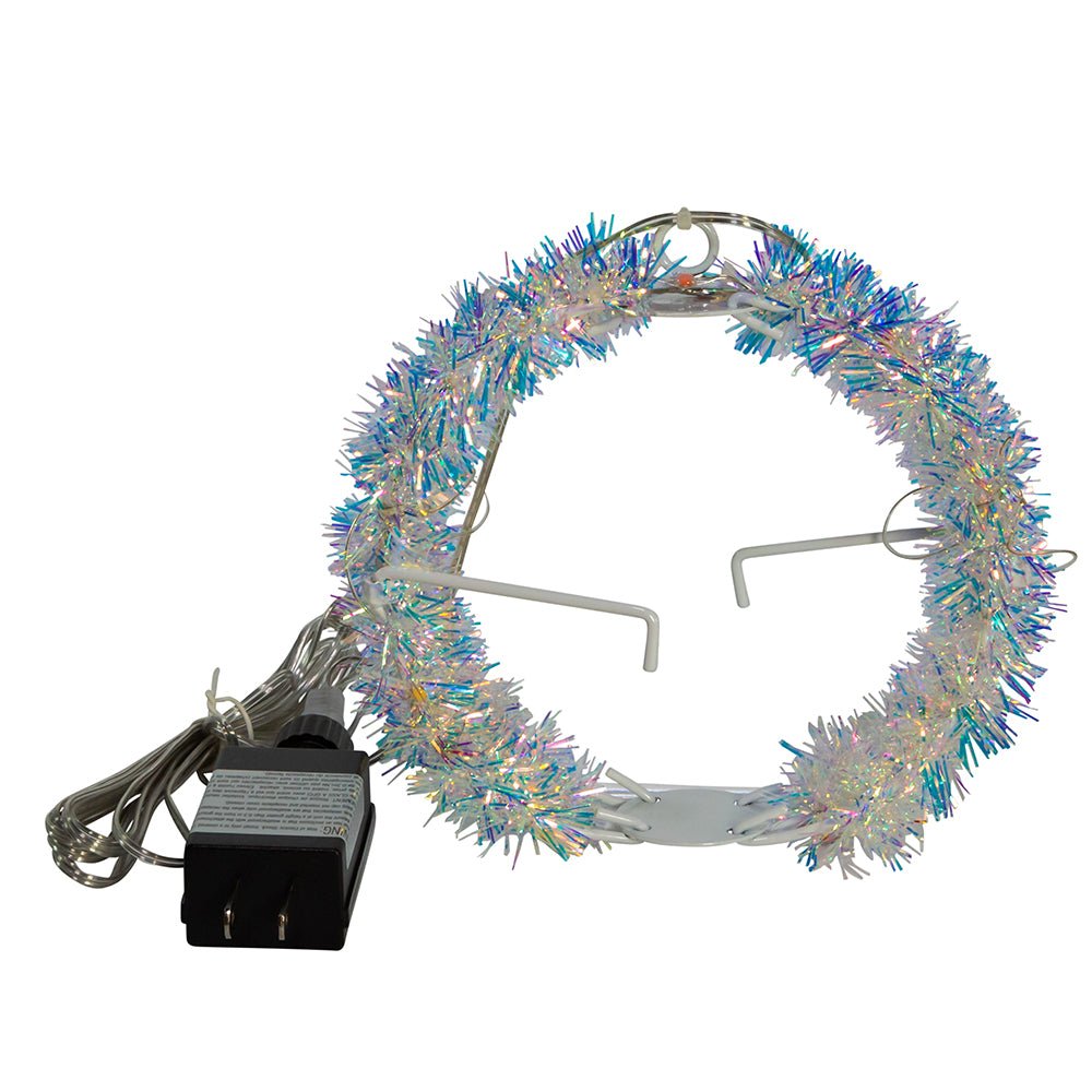 Shop For Multi - Color LED Tinsel Foldable Sphere 6"