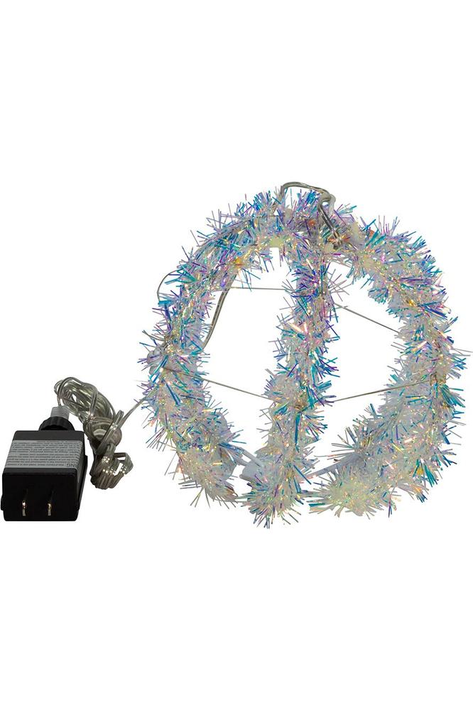 Shop For Multi - Color LED Tinsel Foldable Sphere 6"