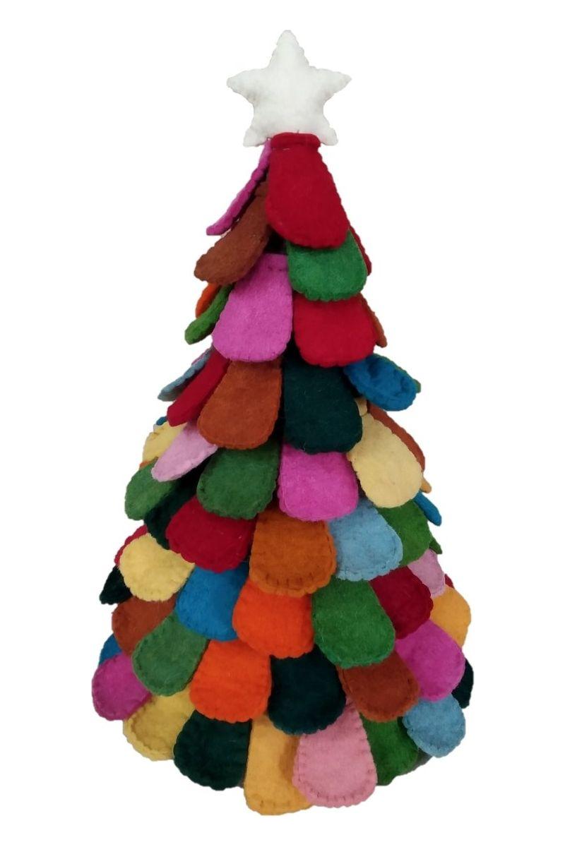 Shop For Multicolor Christmas Tree 22" at Michelle's aDOORable Creations