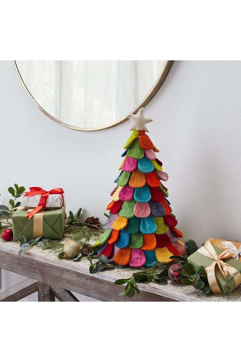 Shop For Multicolor Christmas Tree 22" at Michelle's aDOORable Creations