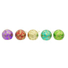 Shop For Multicolored Glass Reflector Christmas Ornaments, Set of 9