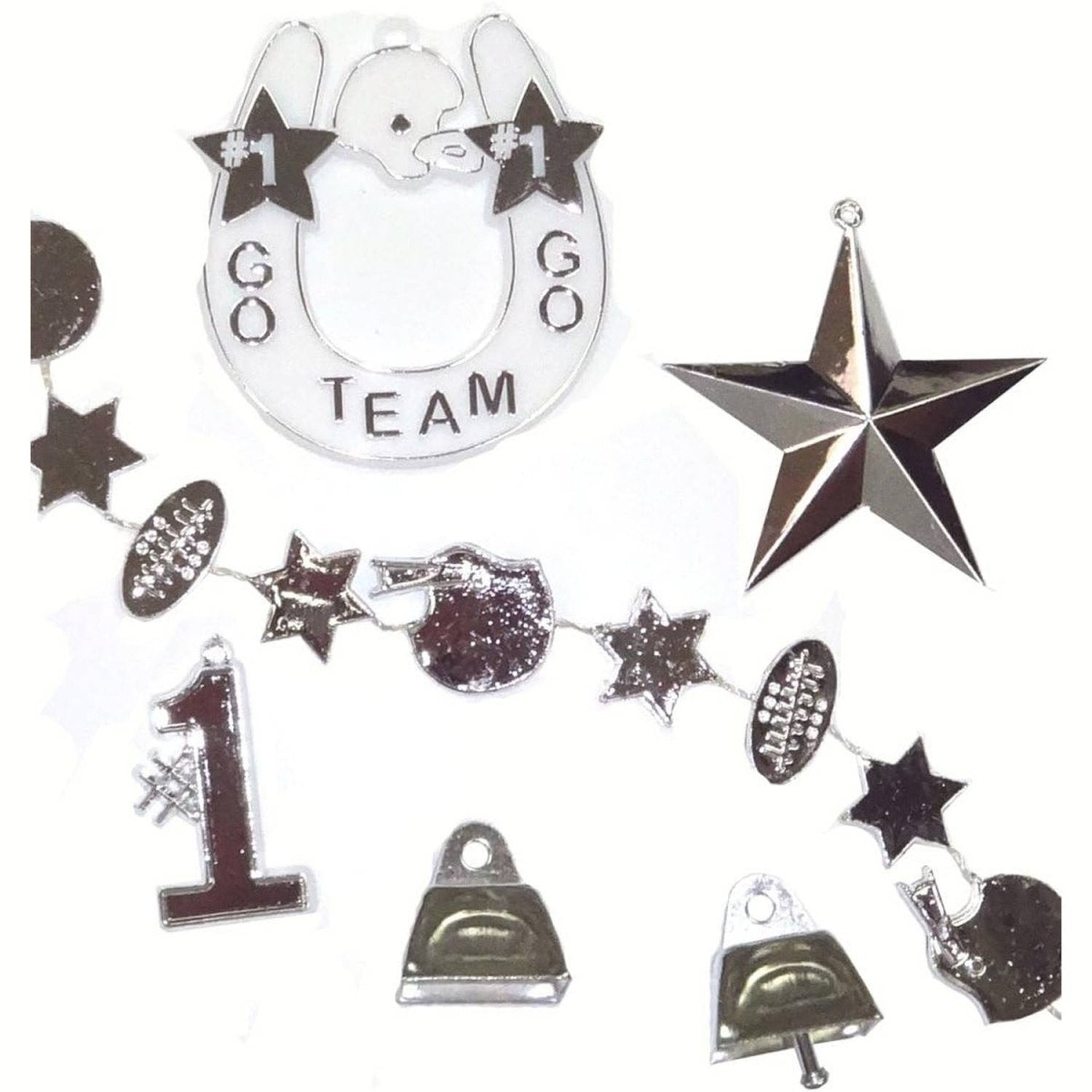 Shop For Mum Garland and Trinket Assortment Pack: Silver (6 Pcs)