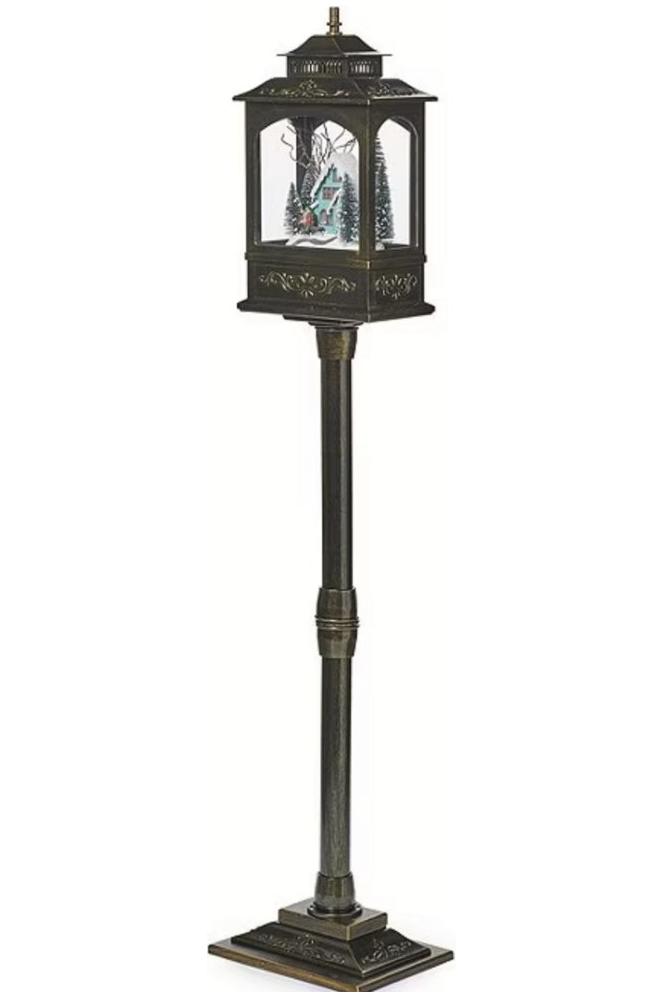 Shop For Musical LED Lighted Vintage House Lamp Post Decor 136284