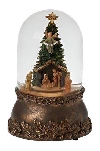 Shop For Musical Nativity Glitter Globe Lantern at Michelle's aDOORable Creations