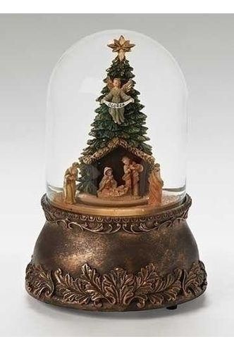 Shop For Musical Nativity Glitter Globe Lantern at Michelle's aDOORable Creations