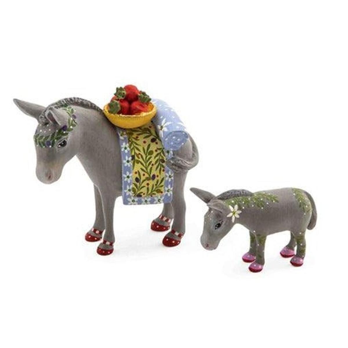Shop For Nativity Mother & Baby Donkey Mini Figures