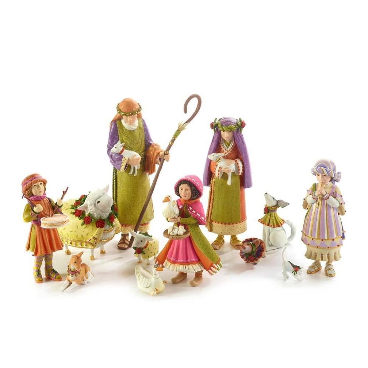 Shop For Nativity Shepherdess with Dog Figures