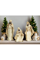 Shop For Nativity Wisemen Figurines with Gold Accents (Set of 3) at Michelle's aDOORable Creations