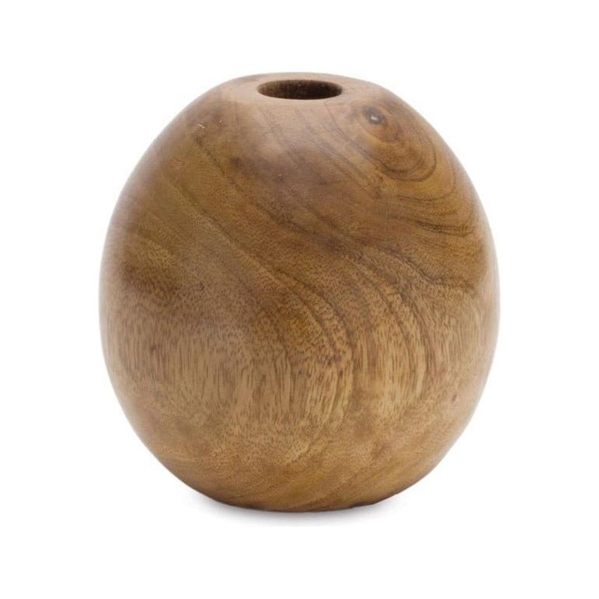 Shop For Natural Wood Bud Vase (Set of 3)