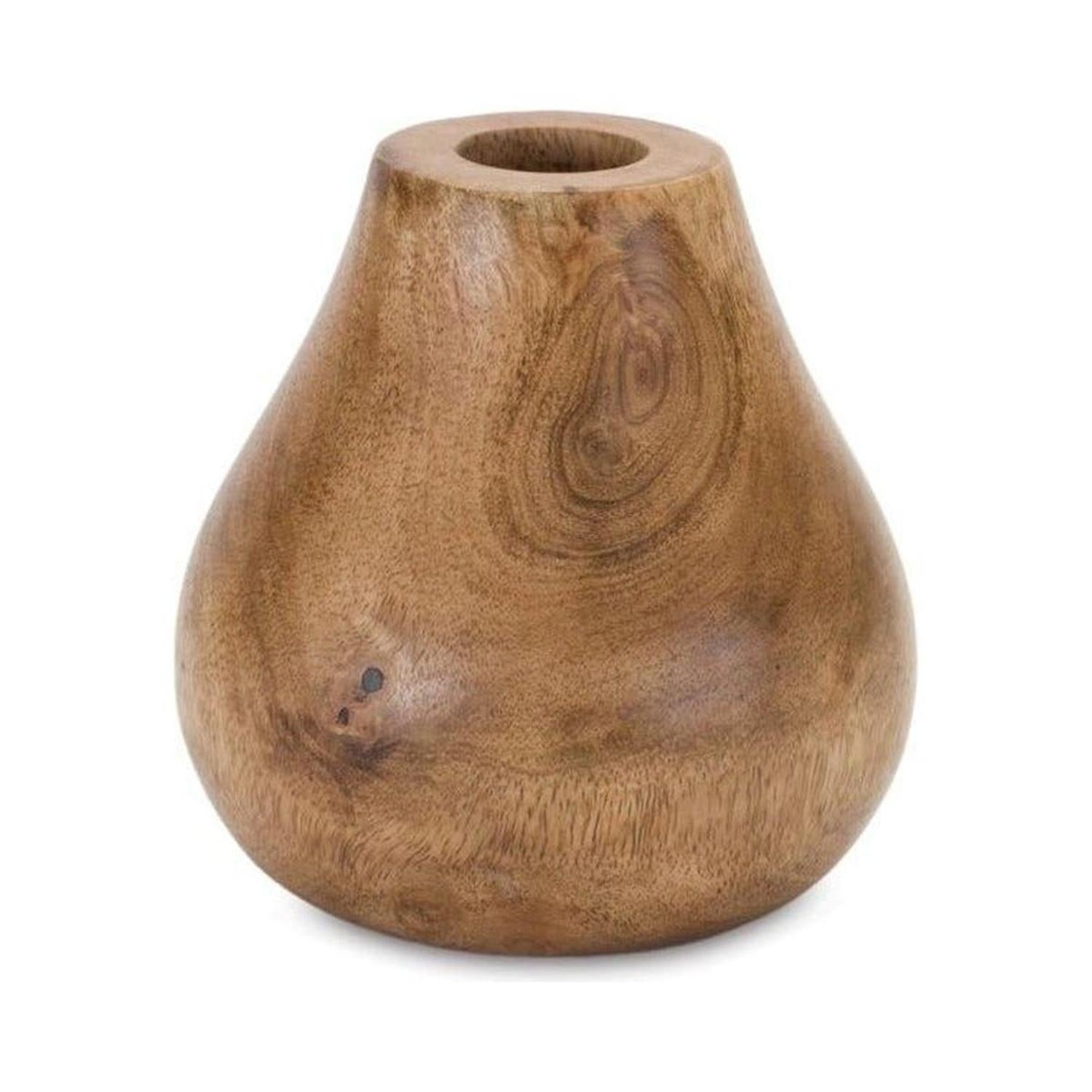 Natural Wood Bud Vase (Set of 3)