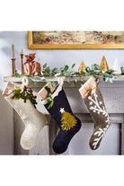 Shop For Navy Blue Christmas Tree Stocking at Michelle's aDOORable Creations