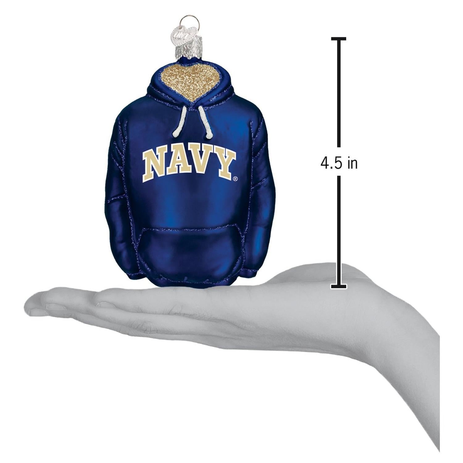 Shop For Navy Hoodie Ornament