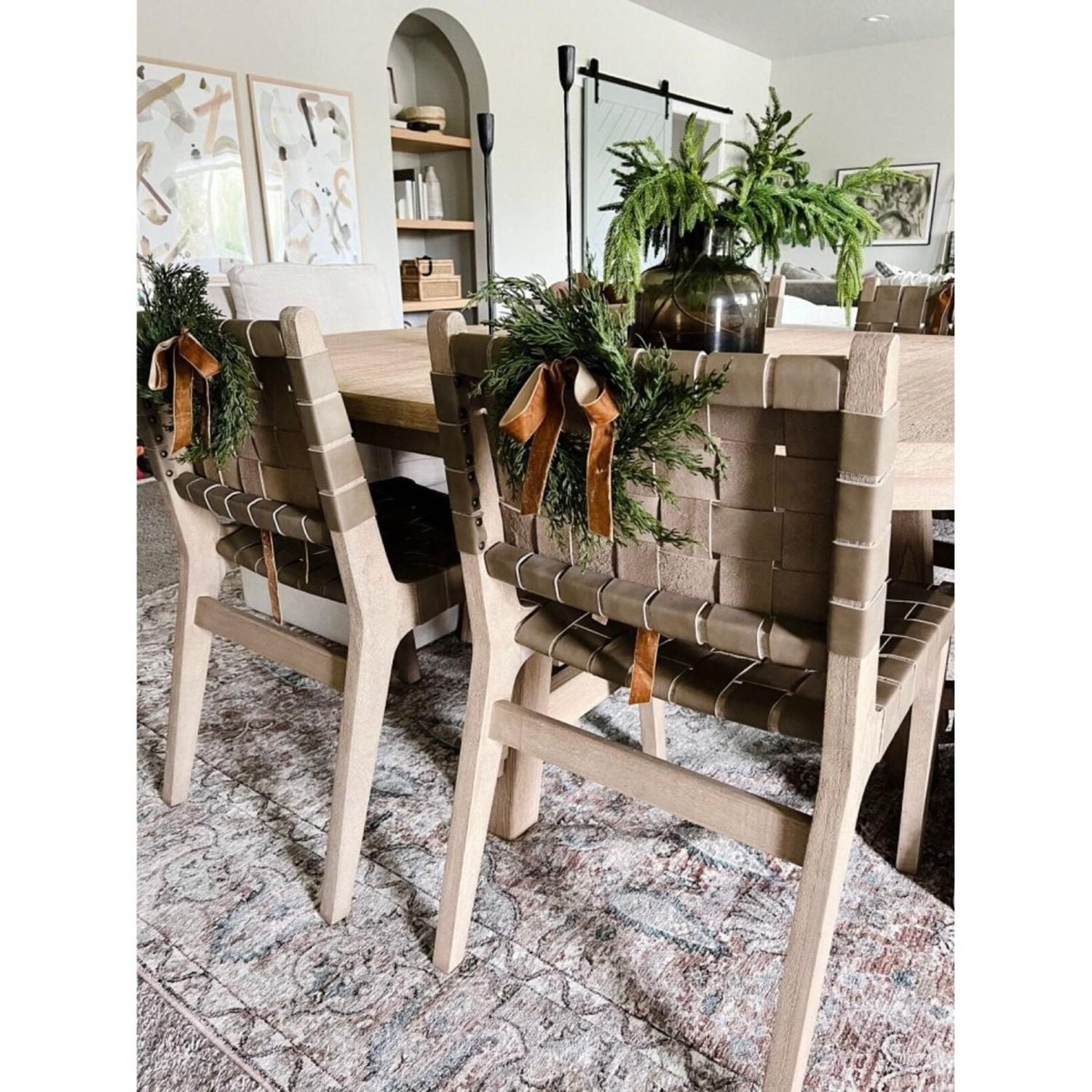 Neutral Mini Cedar Cabinet Wreaths with Ribbon