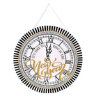 Shop For New Years Clock PVC Door Hanger