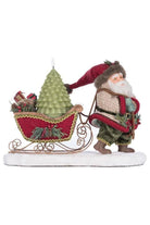 Shop For North Country Santa Pulling Sleigh Candle Holder