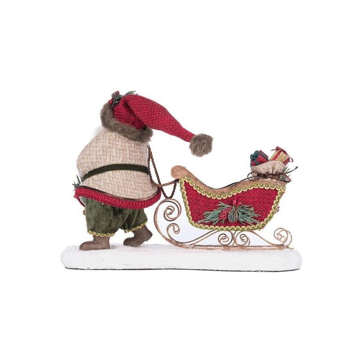 Shop For North Country Santa Pulling Sleigh Candle Holder