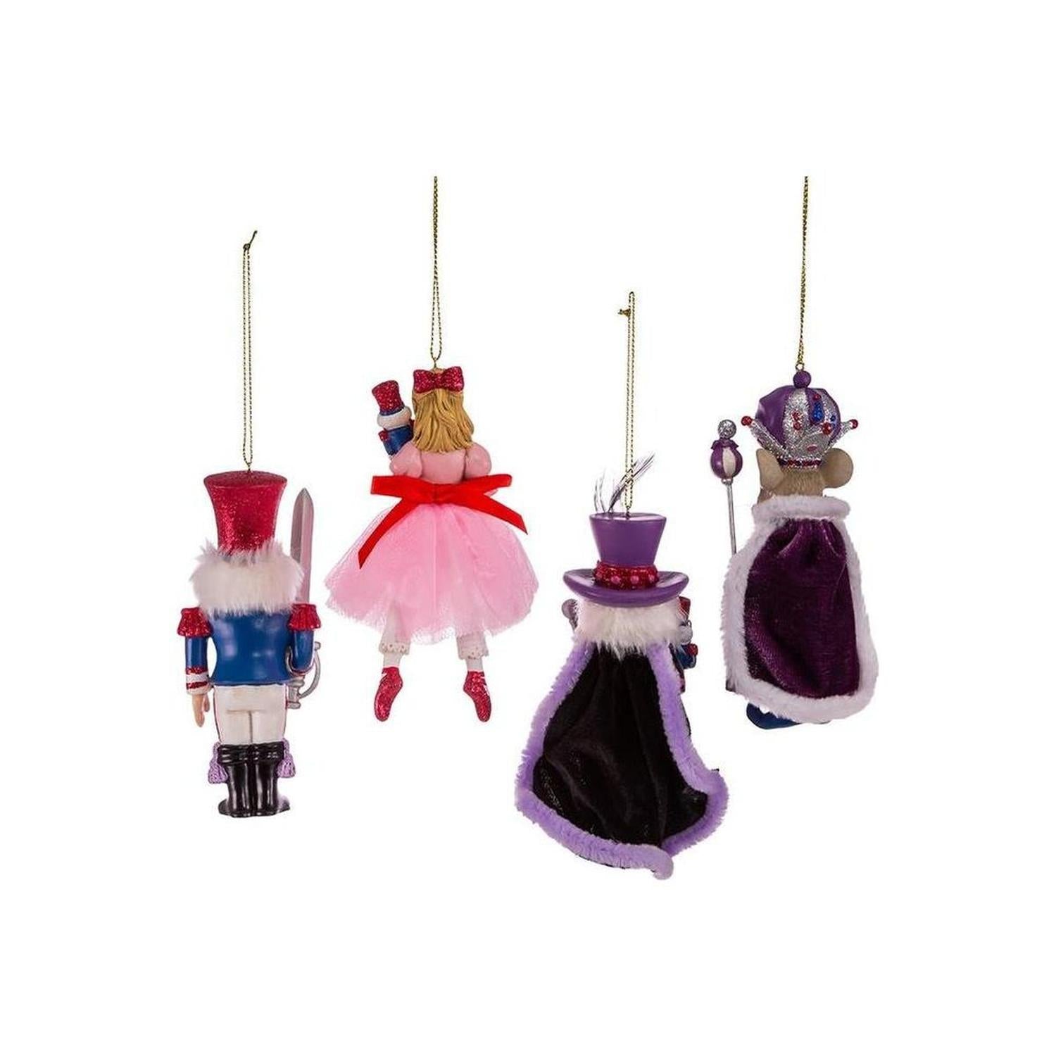 Nutcracker Suite Ornaments (4 Piece Set)