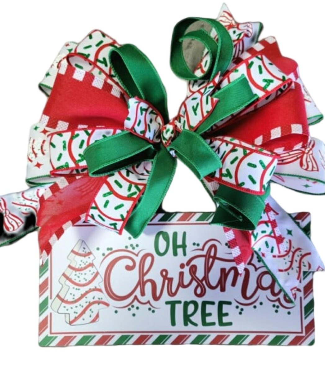 Shop For Oh Christmas Tree Door Hanger w/Bow
