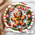 Shop For Oh Snap Gingerbread Cookie Round Sign
