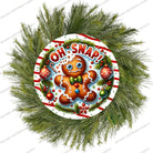 Shop For Oh Snap Gingerbread Cookie Round Sign