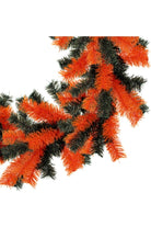 Shop For Orange and Black Tinsel Halloween Wreaths