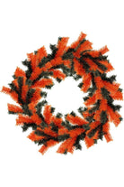 Shop For Orange and Black Tinsel Halloween Wreaths