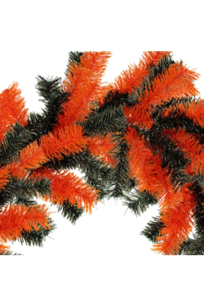 Shop For Orange and Black Tinsel Halloween Wreaths