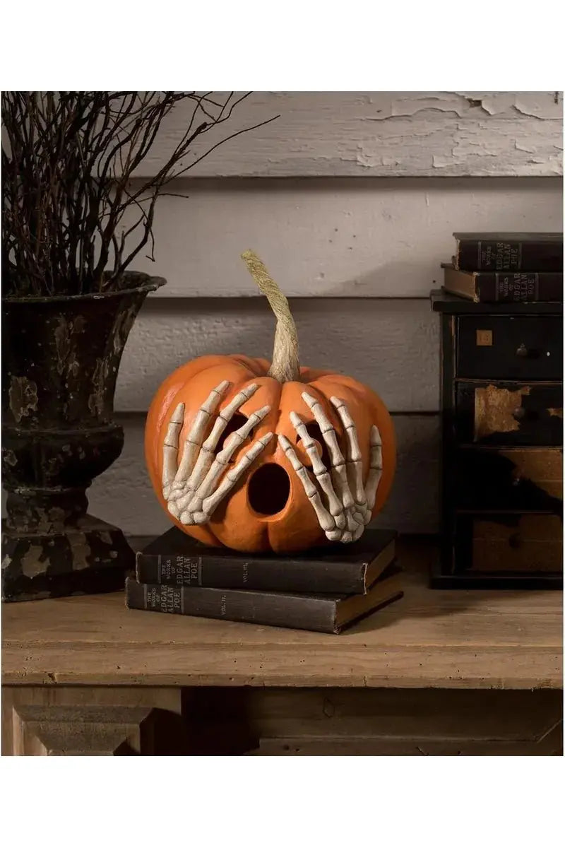 Shop For Orange Peek - a - Boo Pumpkin 10"