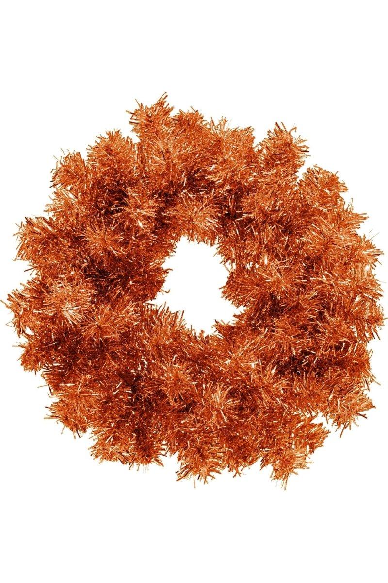 Shop For Orange Tinsel Halloween Wreaths at Michelle's aDOORable Creations