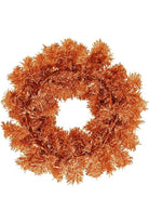 Shop For Orange Tinsel Halloween Wreaths at Michelle's aDOORable Creations