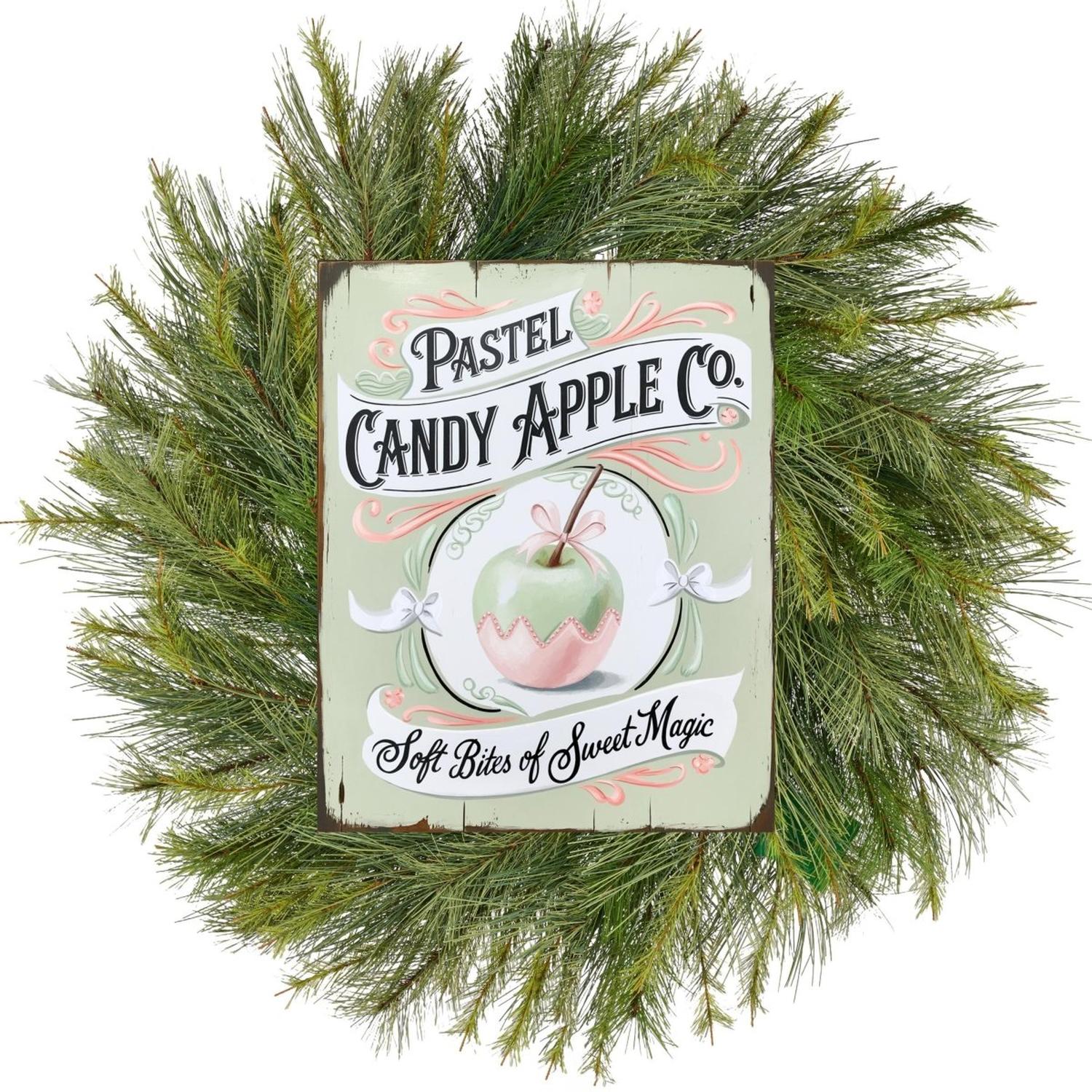 Shop For Pastel Candy Apple Halloween Sign