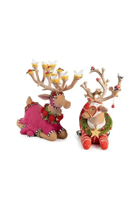 Shop For Patience Brewster Dash Away Sitting Prancer Reindeer Figure