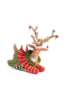 Shop For Patience Brewster Dash Away Sitting Prancer Reindeer Figure